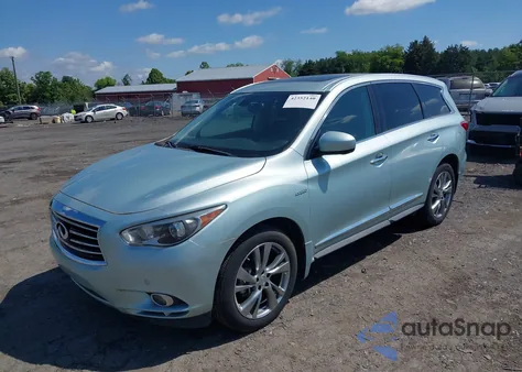 2014 Infiniti Qx60 z USA, uszkodzony, nr VIN 5N1CL0MMXEC510777